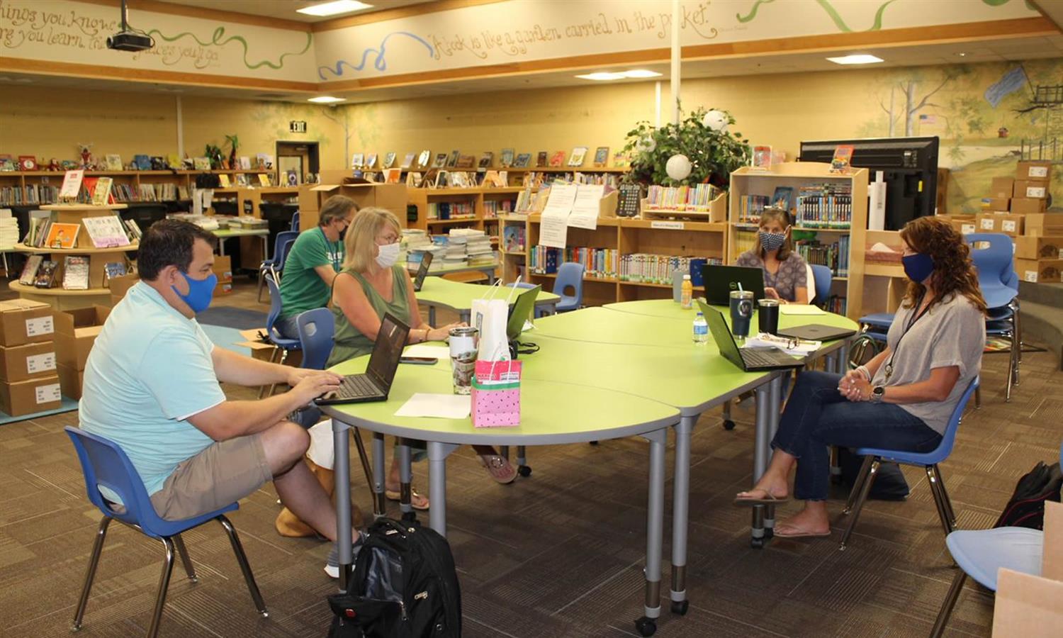 teachers prep for school year